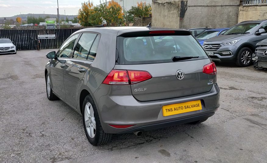 2017 VOLKSWAGEN GOLF MATCH EDITION 1.6 TDI BMT UNRECORDED DAMAGED SALVAGE