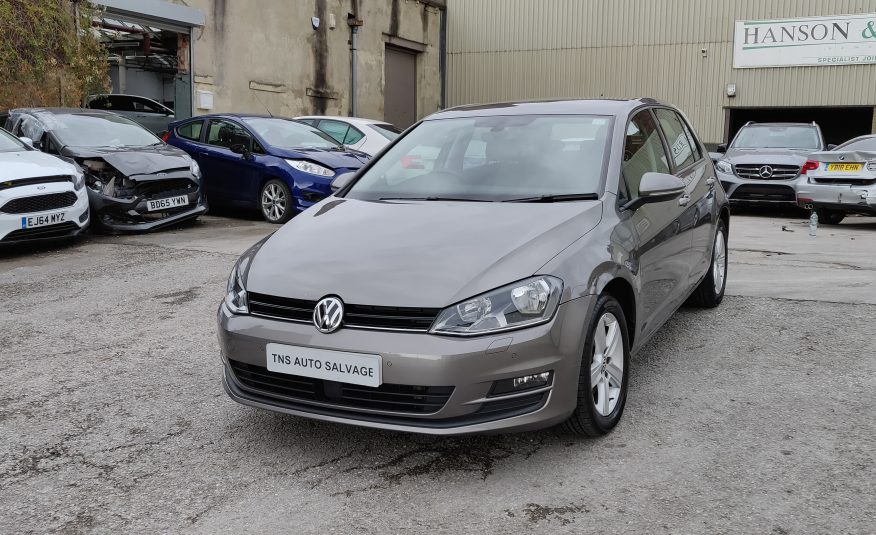 2017 VOLKSWAGEN GOLF MATCH EDITION 1.6 TDI BMT UNRECORDED DAMAGED SALVAGE