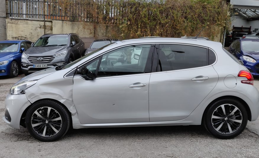 2018 PEUGEOT 208 1.2 PTECH PREMIUM UNRECORDED DAMAGED SALVAGE