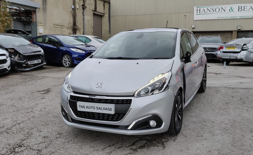 2018 PEUGEOT 208 1.2 PTECH PREMIUM UNRECORDED DAMAGED SALVAGE