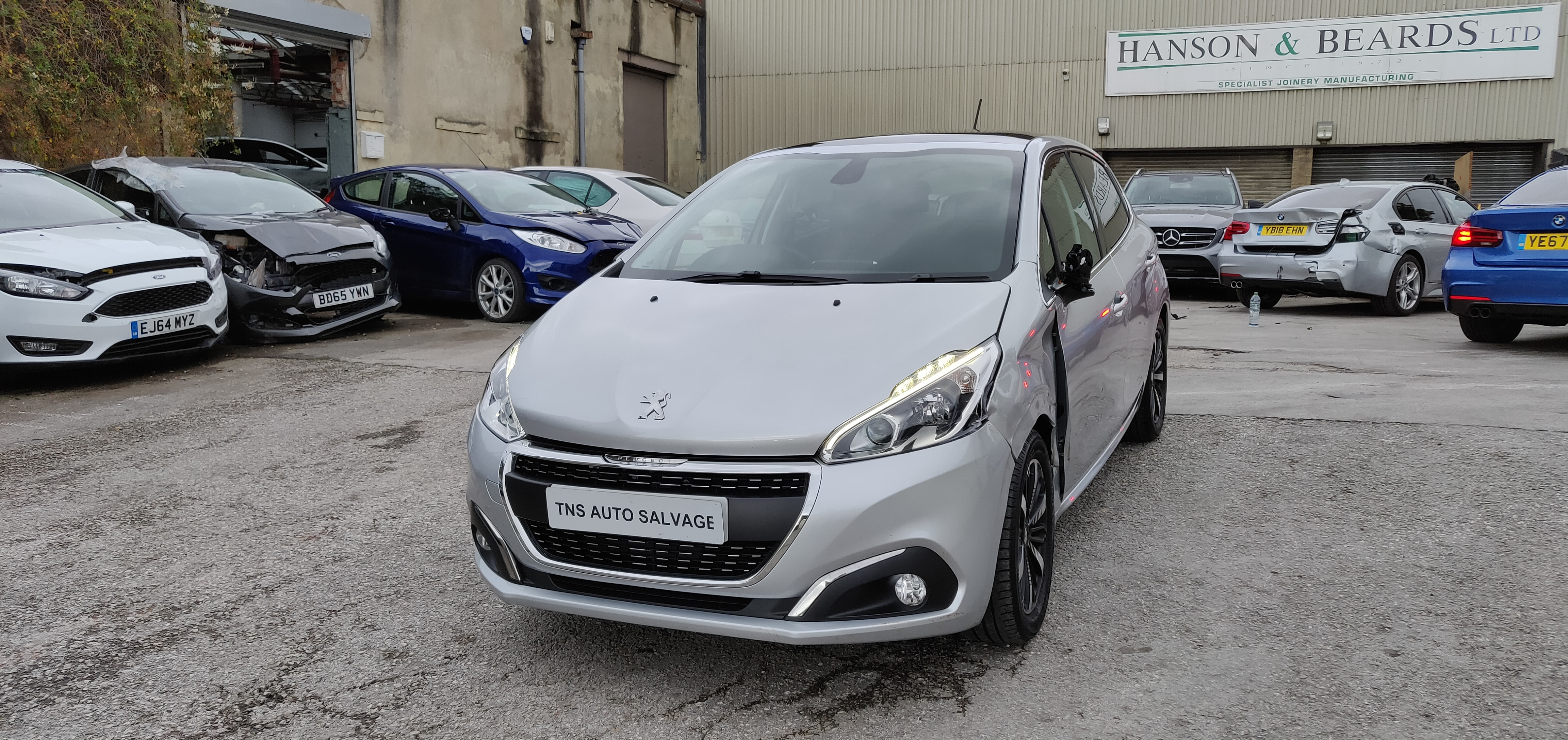 2018 PEUGEOT 208 1.2 PTECH PREMIUM UNRECORDED DAMAGED SALVAGE