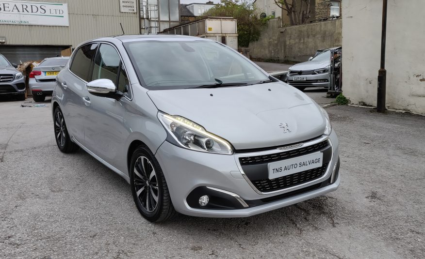 2018 PEUGEOT 208 1.2 PTECH PREMIUM UNRECORDED DAMAGED SALVAGE