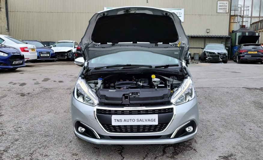 2018 PEUGEOT 208 1.2 PTECH PREMIUM UNRECORDED DAMAGED SALVAGE