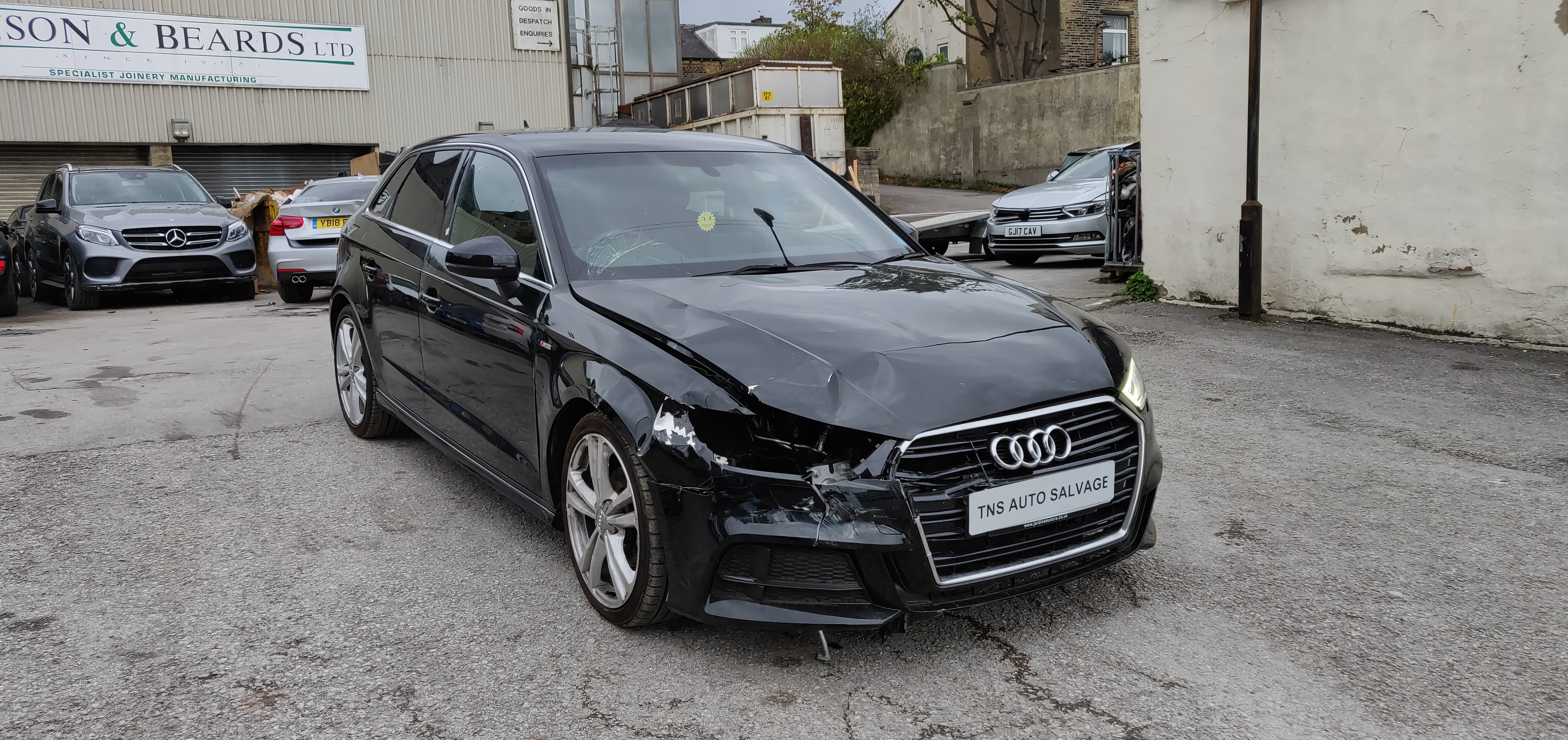 2017 AUDI A3 2.0 TDI SPORTBACK S LINE UNRECORDED DAMAGED SALVAGE