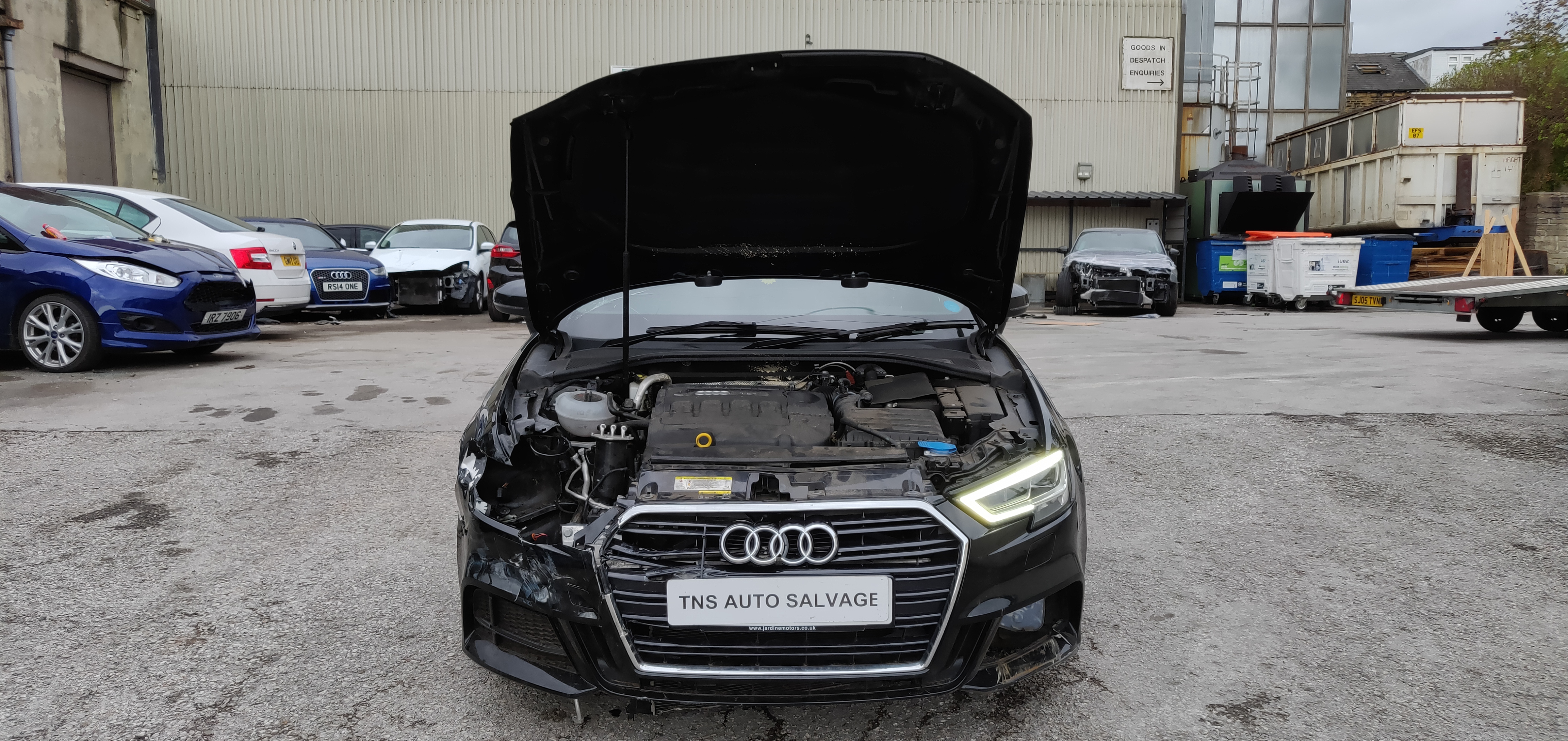 2017 AUDI A3 2.0 TDI SPORTBACK S LINE UNRECORDED DAMAGED SALVAGE