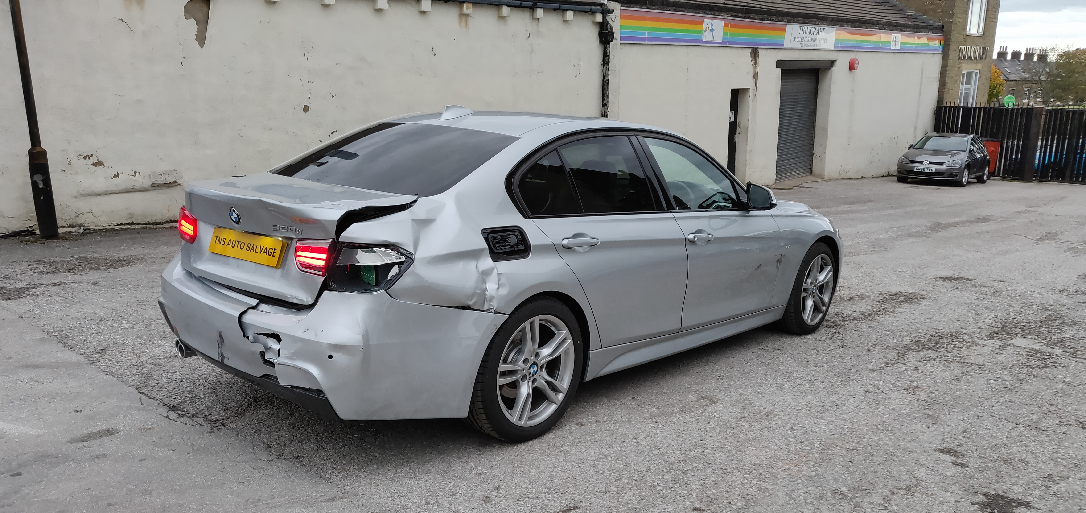 2018 18 BMW 3 SERIES 320D M SPORT AUTO CAT S DAMAGED SALVAGE