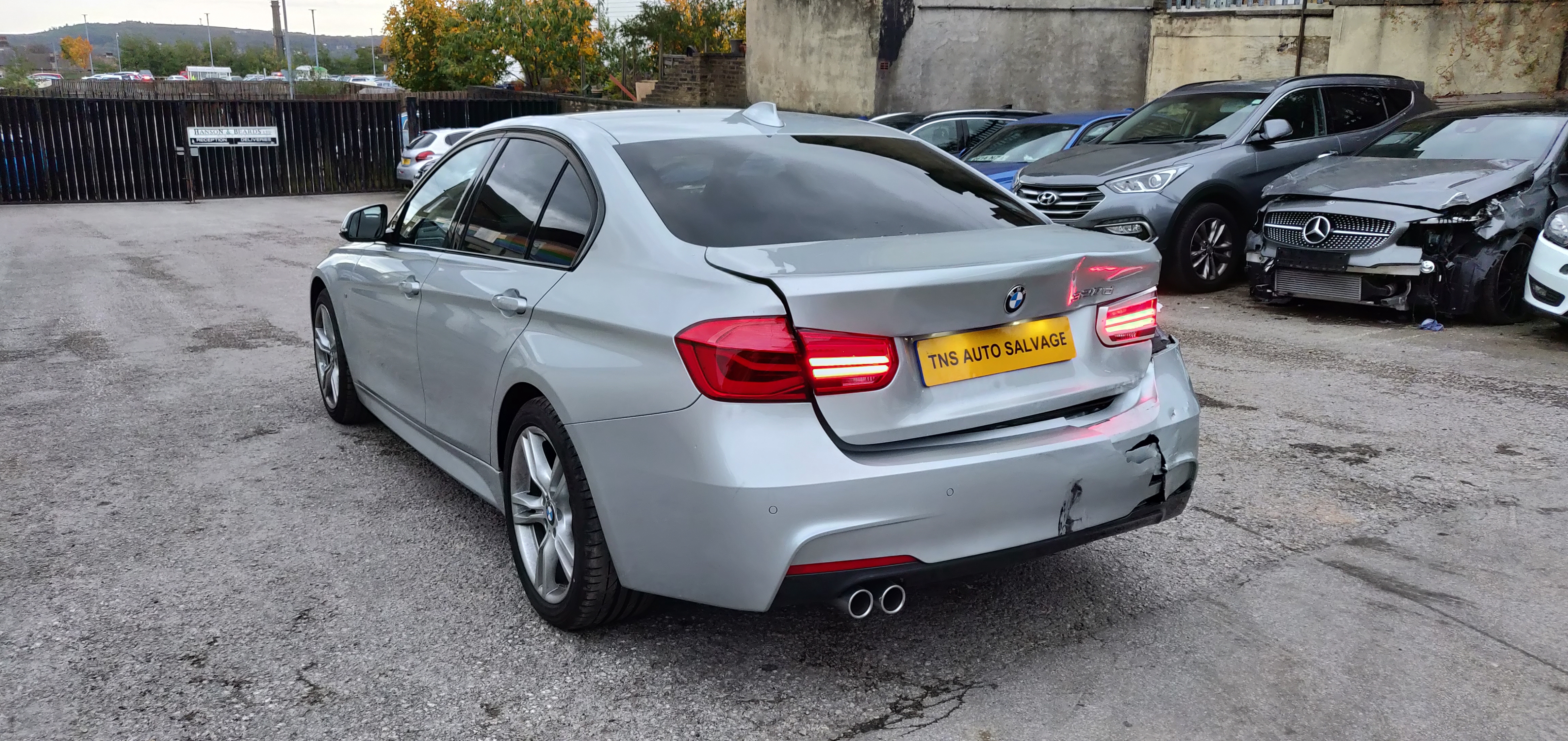 2018 18 BMW 3 SERIES 320D M SPORT AUTO CAT S DAMAGED SALVAGE