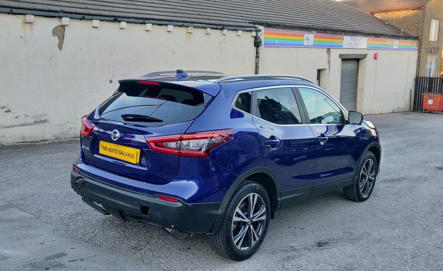 2018 18 NISSAN QASHQAI N-CONNECTA 1.5 DCI GLASS ROOF CAT S DAMAGED SALVAGE