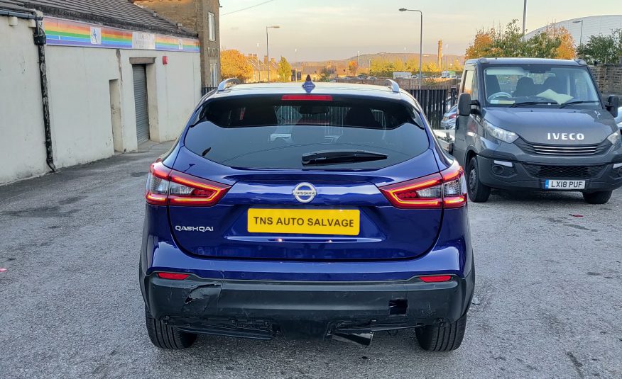 2018 18 NISSAN QASHQAI N-CONNECTA 1.5 DCI GLASS ROOF CAT S DAMAGED SALVAGE