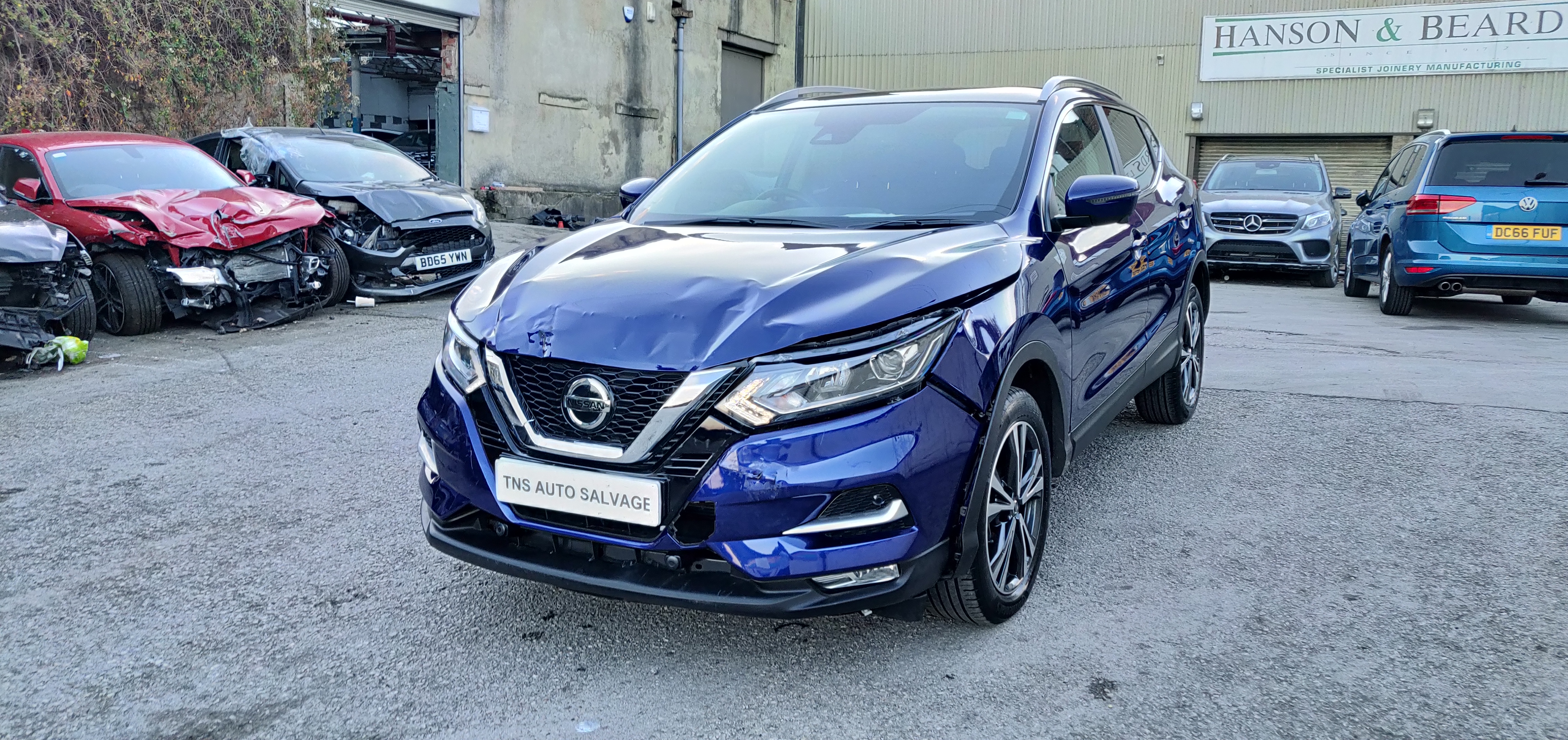 2018 18 NISSAN QASHQAI N-CONNECTA 1.5 DCI GLASS ROOF CAT S DAMAGED SALVAGE