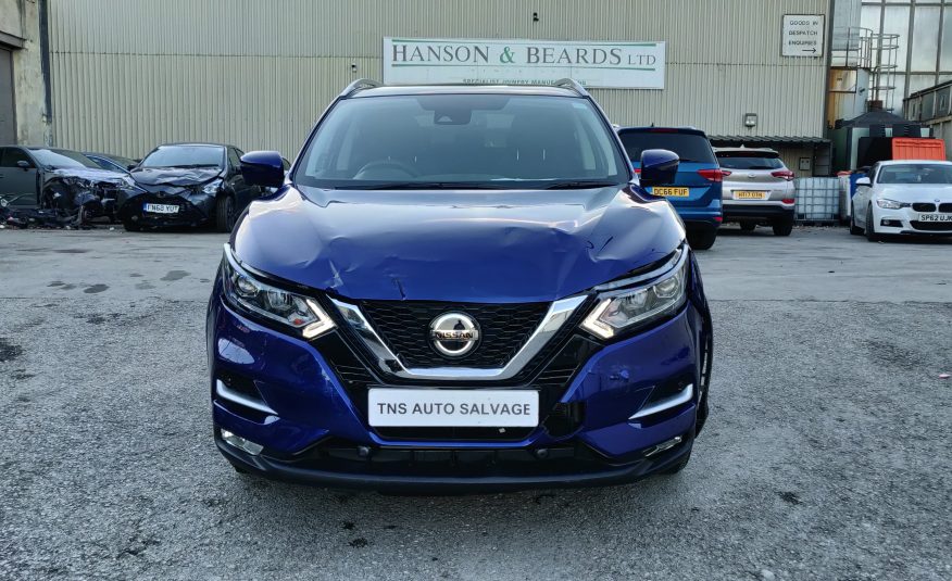 2018 18 NISSAN QASHQAI N-CONNECTA 1.5 DCI GLASS ROOF CAT S DAMAGED SALVAGE