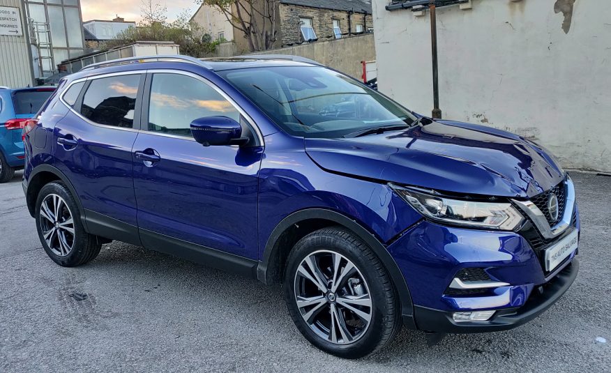 2018 18 NISSAN QASHQAI N-CONNECTA 1.5 DCI GLASS ROOF CAT S DAMAGED SALVAGE