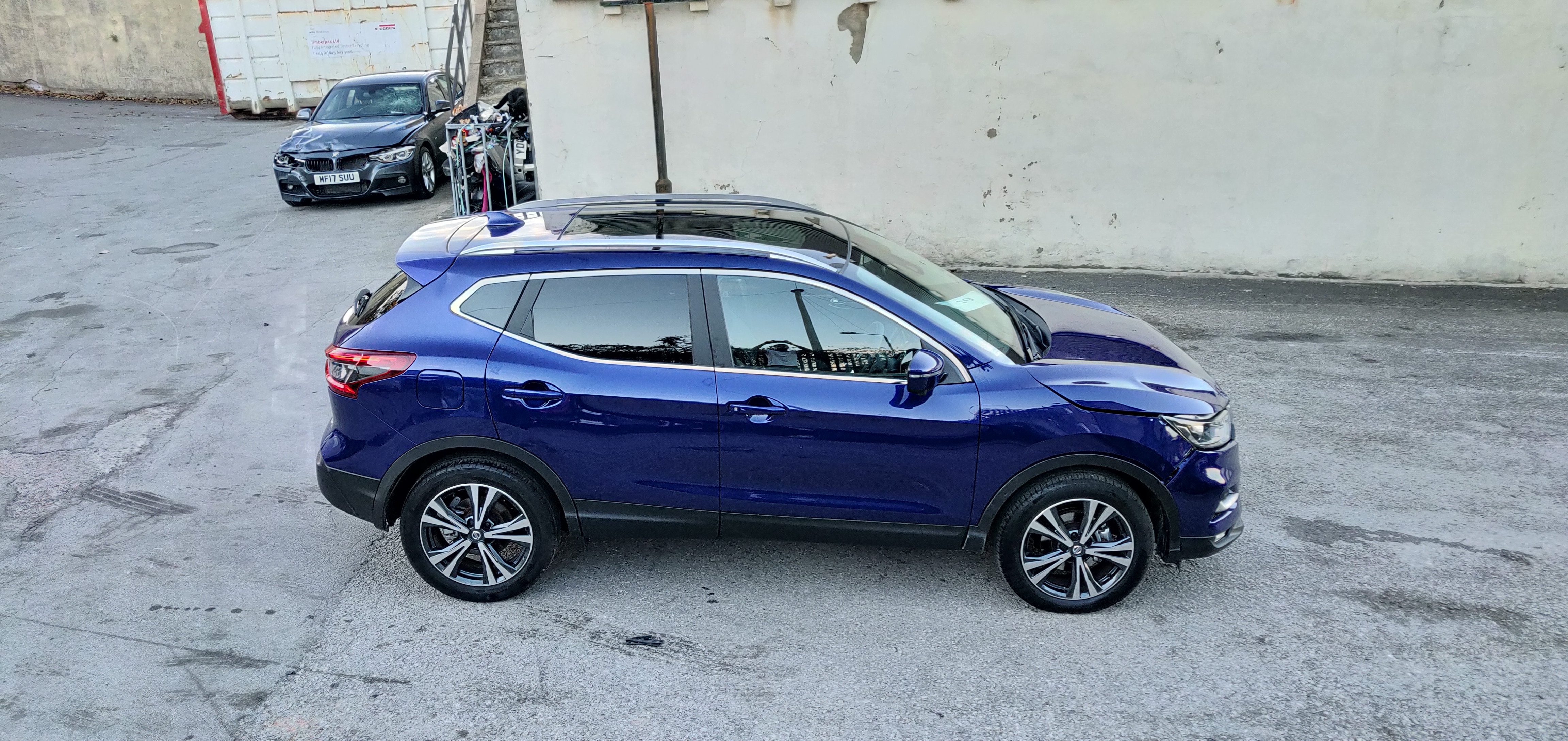 2018 18 NISSAN QASHQAI N-CONNECTA 1.5 DCI GLASS ROOF CAT S DAMAGED SALVAGE