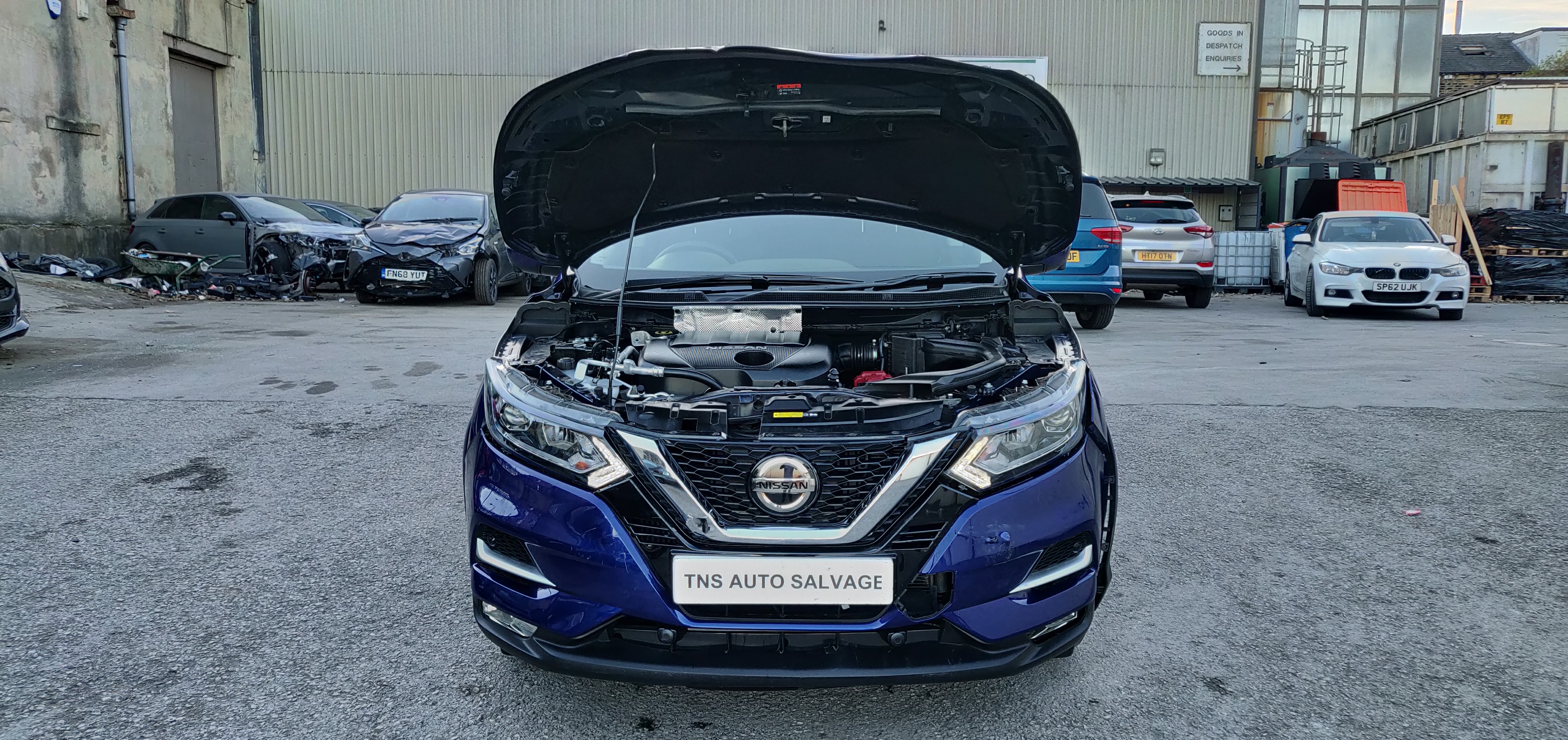 2018 18 NISSAN QASHQAI N-CONNECTA 1.5 DCI GLASS ROOF CAT S DAMAGED SALVAGE