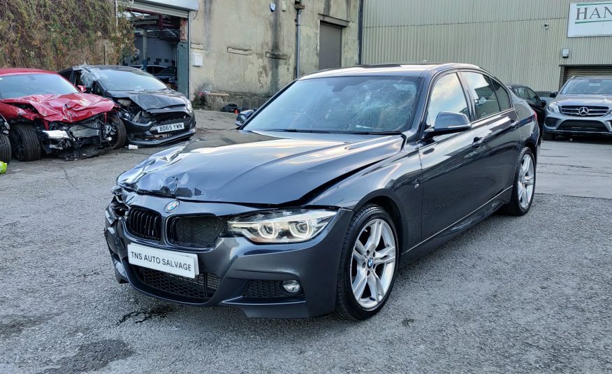 2017 17 BMW 3 SERIES 320D M SPORT AUTO CAT S DAMAGED SALVAGE