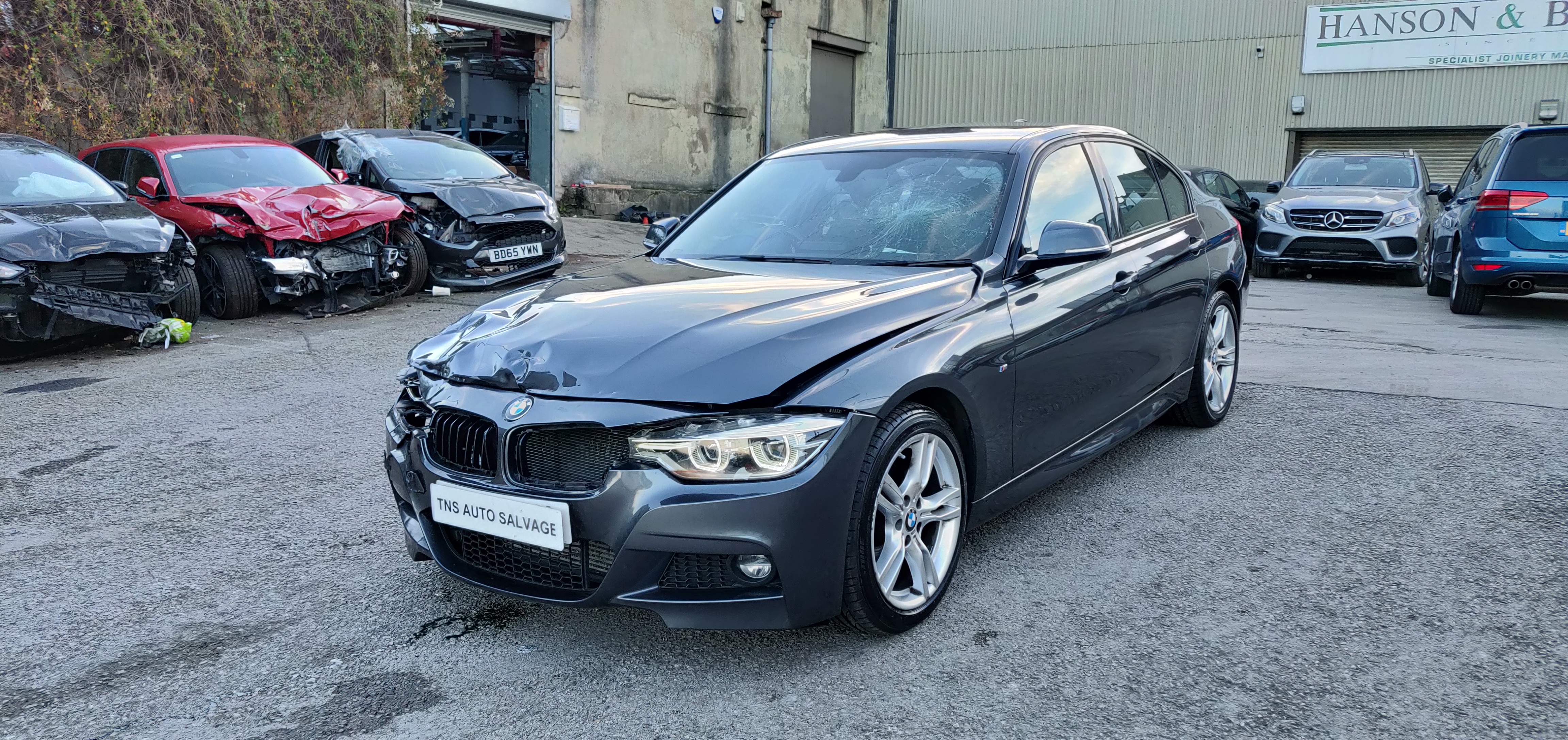 2017 17 BMW 3 SERIES 320D M SPORT AUTO CAT S DAMAGED SALVAGE