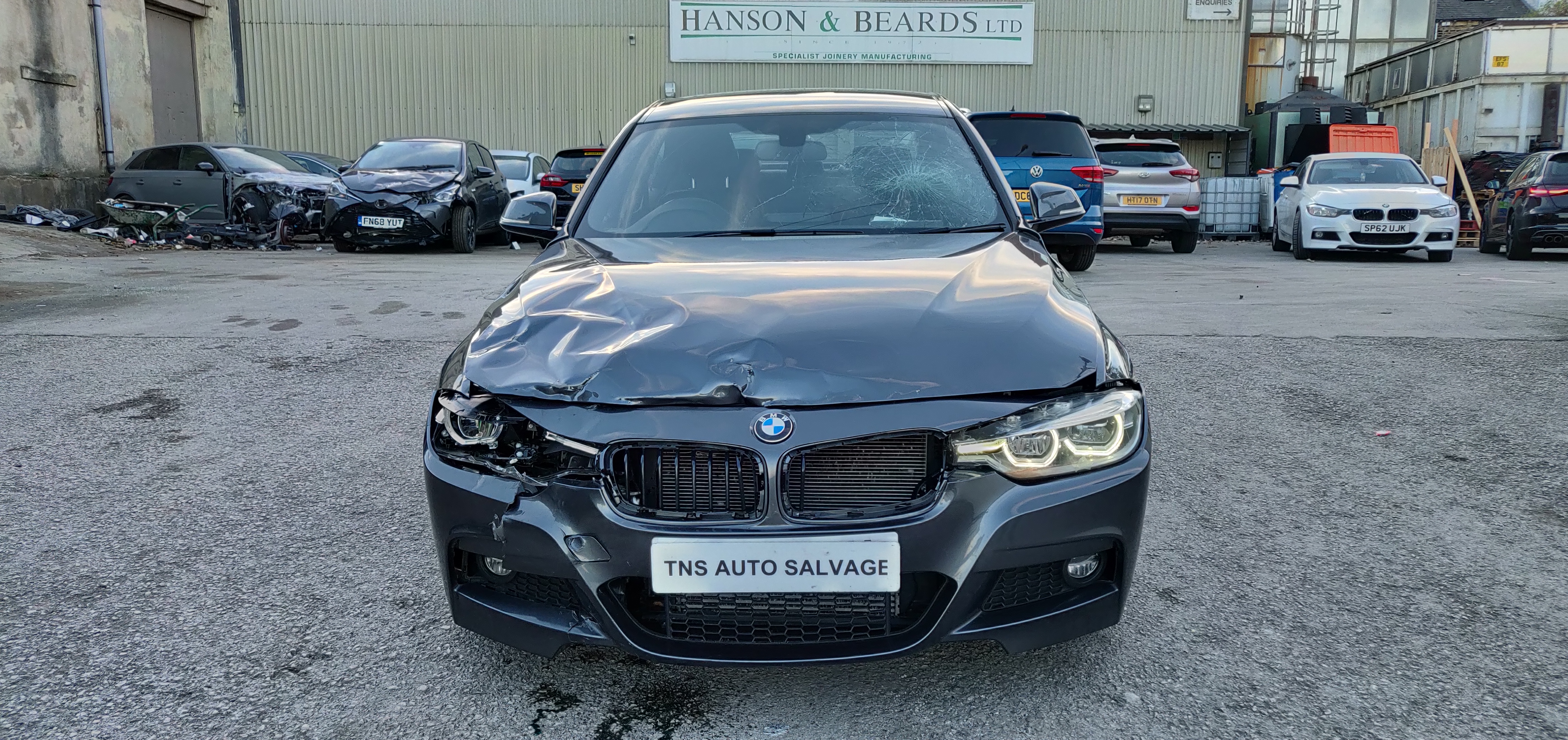 2017 17 BMW 3 SERIES 320D M SPORT AUTO CAT S DAMAGED SALVAGE