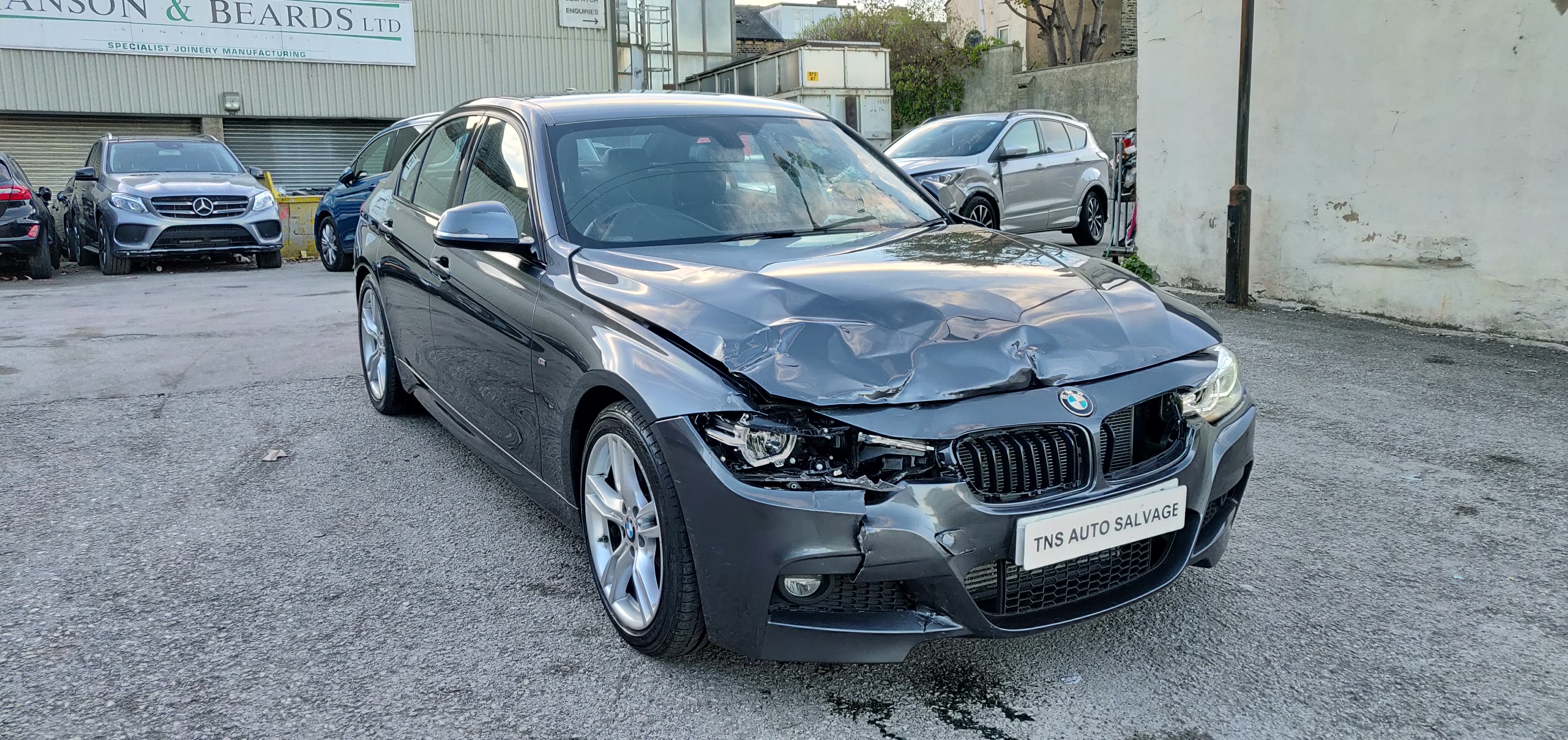 2017 17 BMW 3 SERIES 320D M SPORT AUTO CAT S DAMAGED SALVAGE