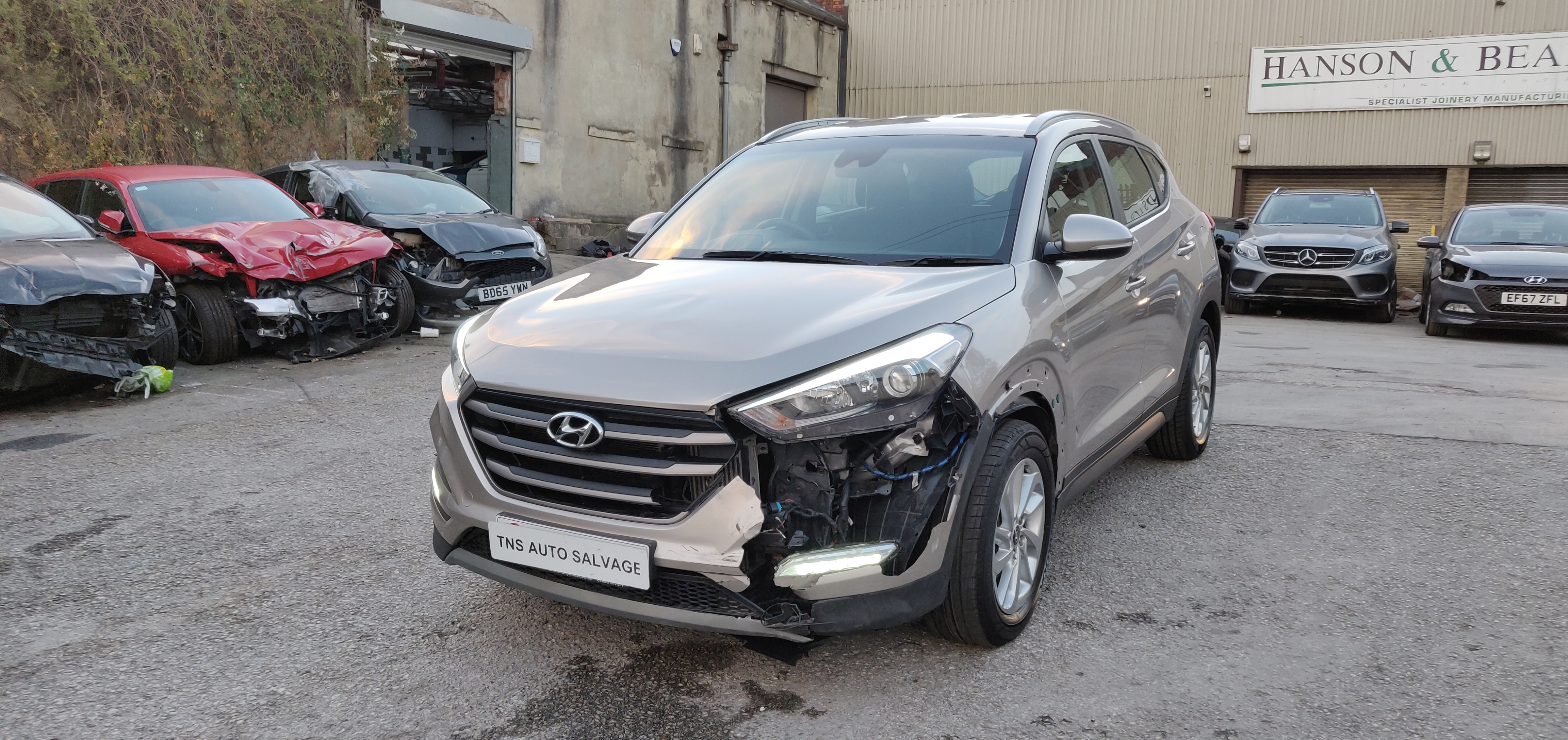 2017 17 HYUNDAI TUCSON 1.7 BLUE DRIVE SE NAV UNRECORDED DAMAGED SALVAGE
