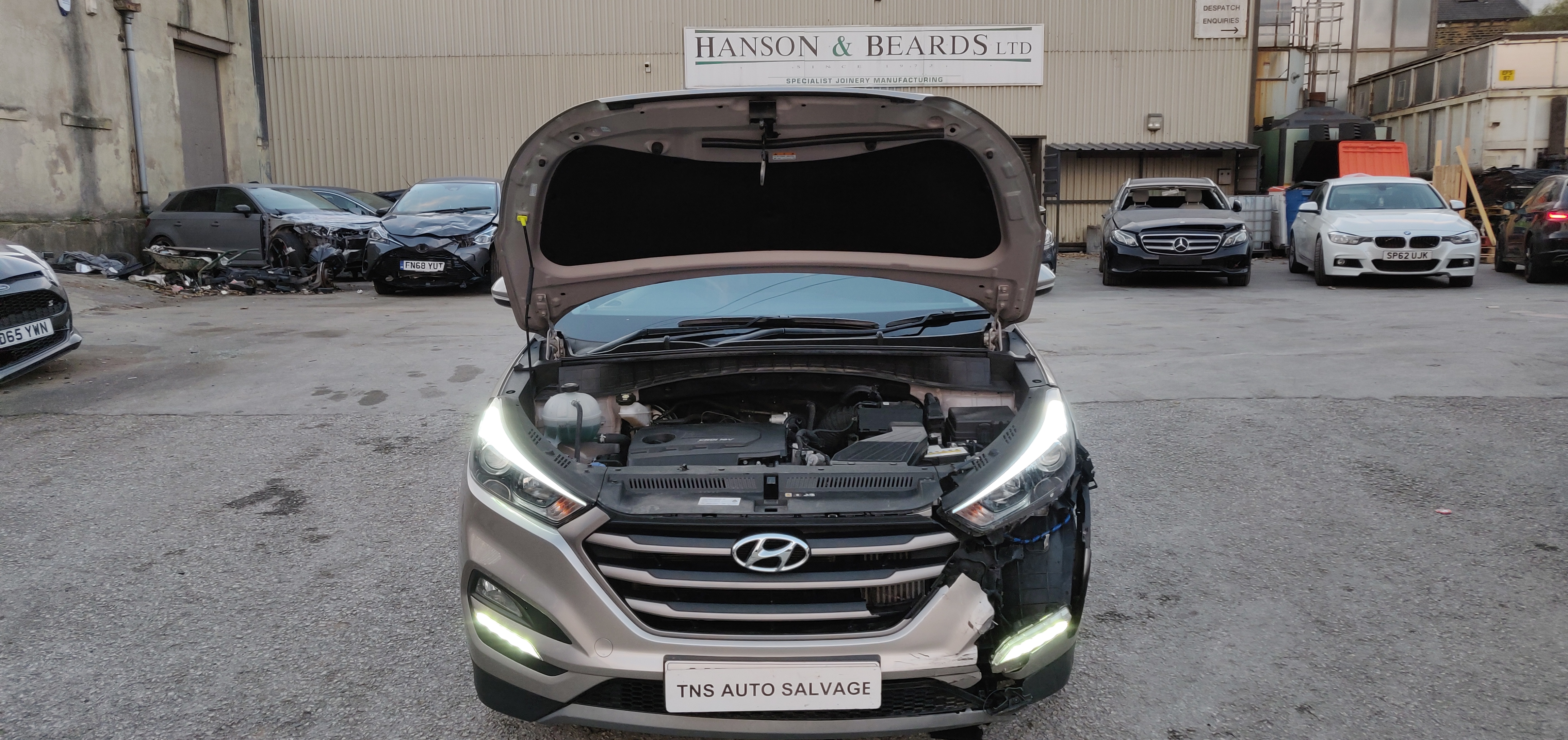 2017 17 HYUNDAI TUCSON 1.7 BLUE DRIVE SE NAV UNRECORDED DAMAGED SALVAGE