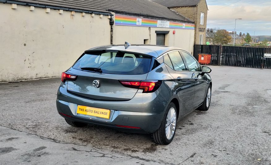 2017 VAUXHALL ASTRA 1.6 CDTI ELITE NAV UNRECORDED DAMAGED SALVAGE