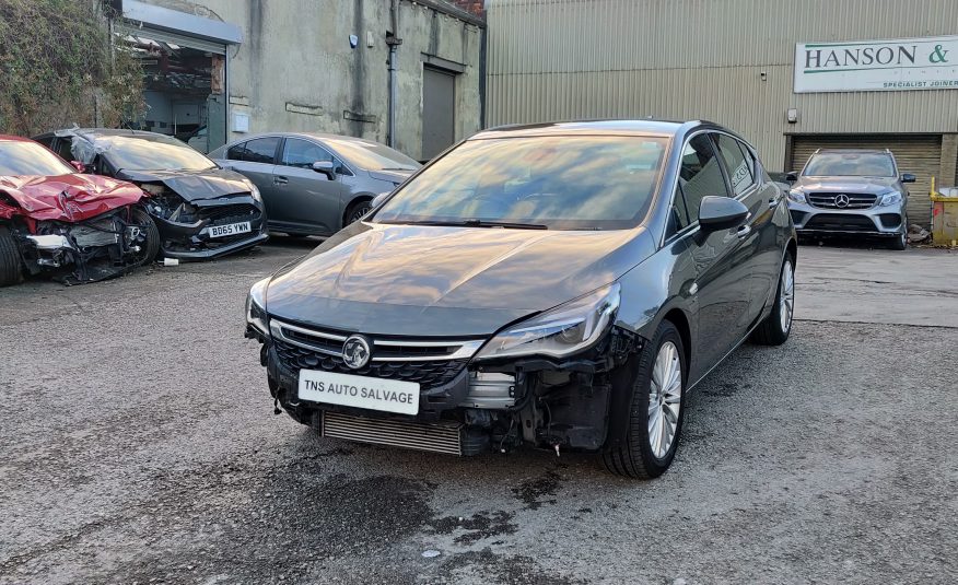 2017 (17) VAUXHALL ASTRA 1.6 CDTI ELITE NAV UNRECORDED DAMAGED SALVAGE