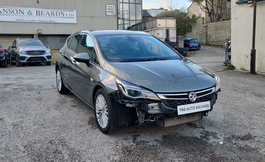 2017 (17) VAUXHALL ASTRA 1.6 CDTI ELITE NAV UNRECORDED DAMAGED SALVAGE