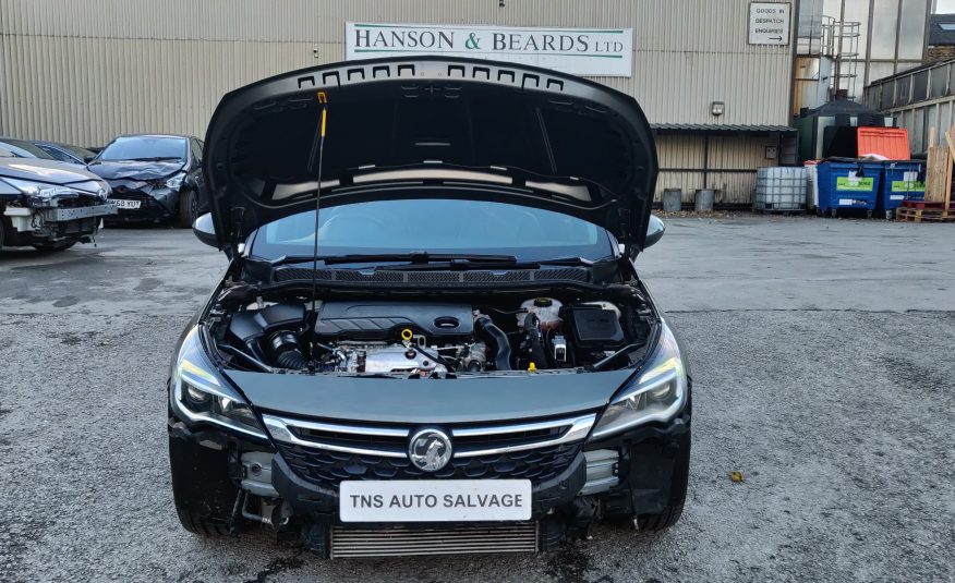 2017 VAUXHALL ASTRA 1.6 CDTI ELITE NAV UNRECORDED DAMAGED SALVAGE