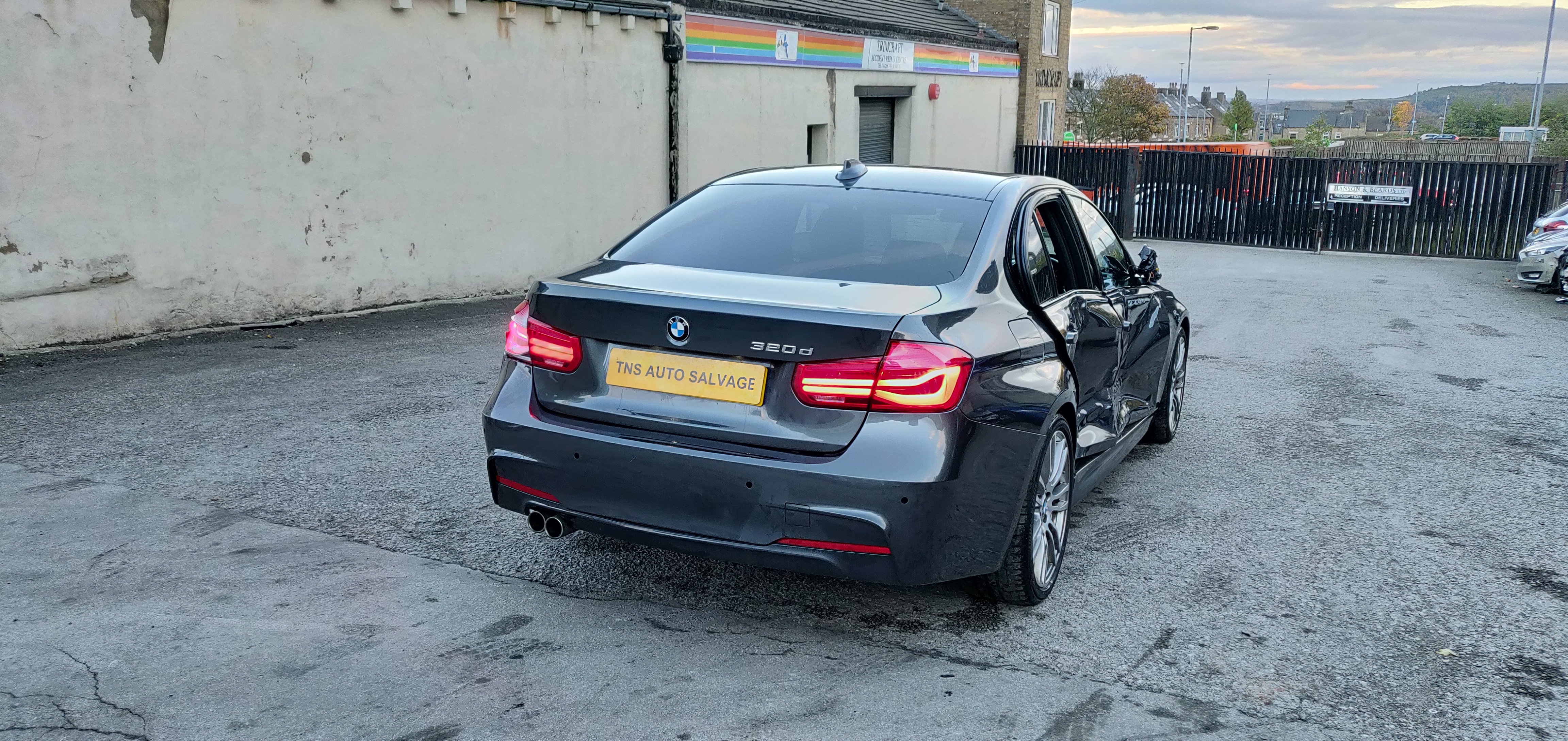 2017 17 BMW 3 SERIES 320D M SPORT AUTO UNRECORDED DAMAGED SALVAGE