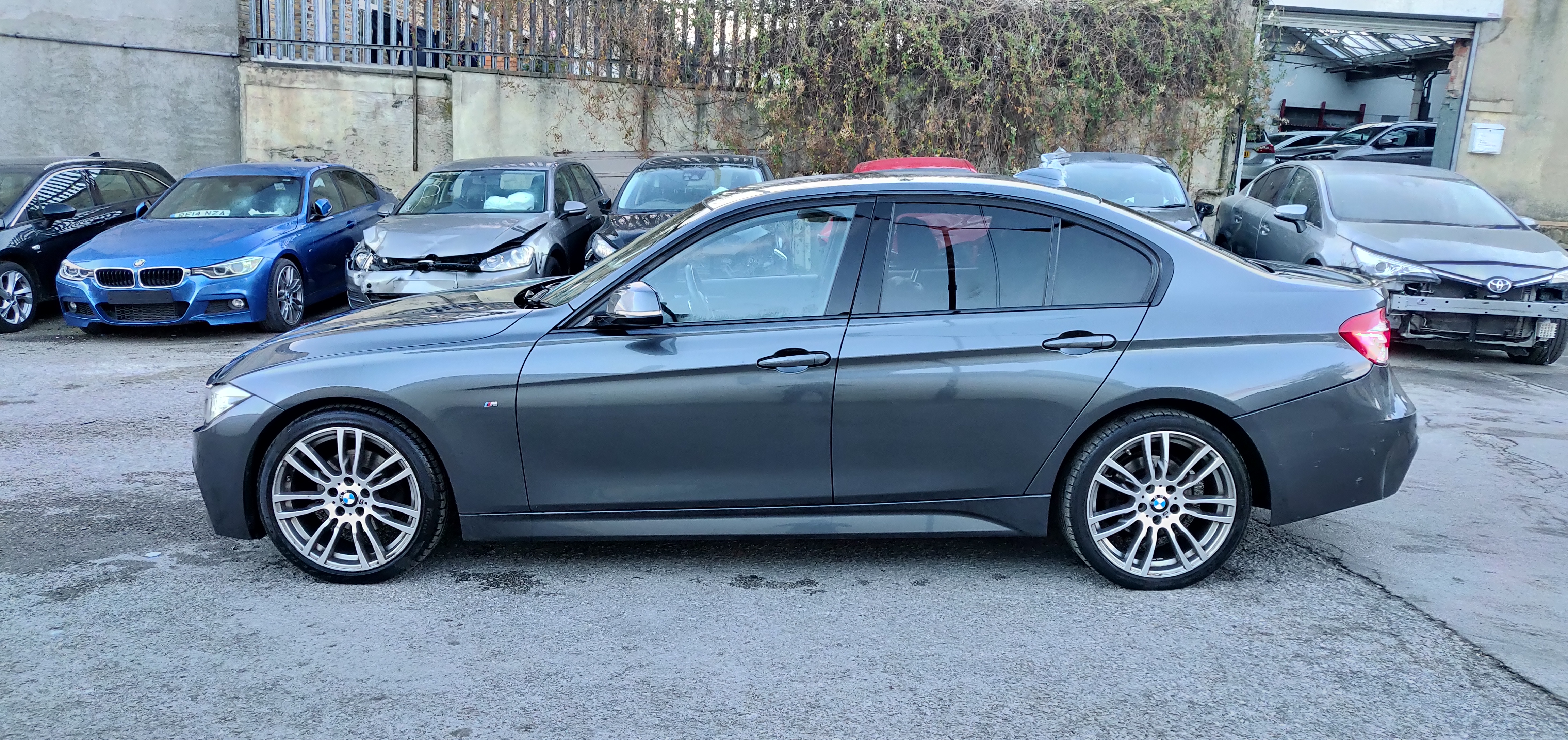 2017 17 BMW 3 SERIES 320D M SPORT AUTO UNRECORDED DAMAGED SALVAGE