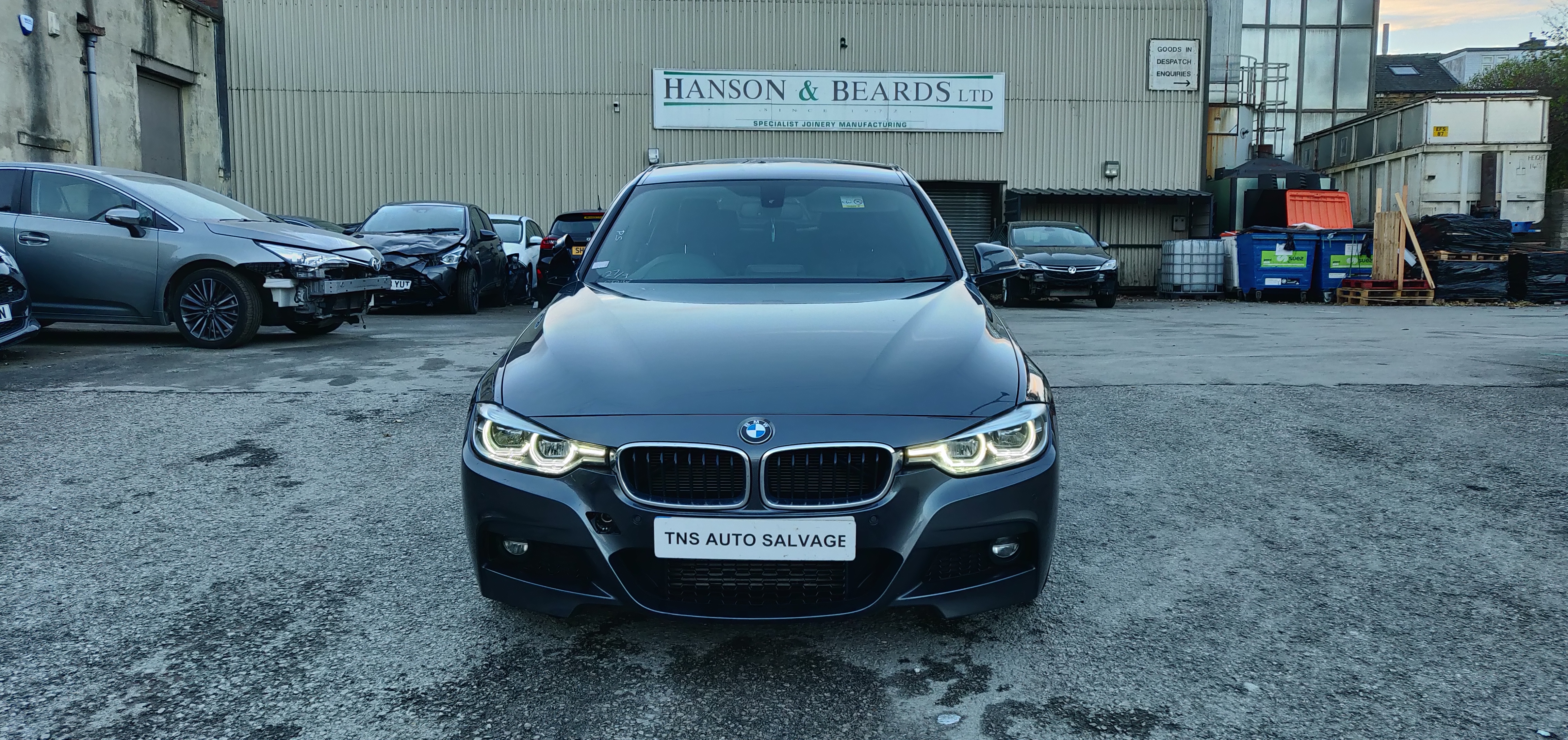 2017 17 BMW 3 SERIES 320D M SPORT AUTO UNRECORDED DAMAGED SALVAGE