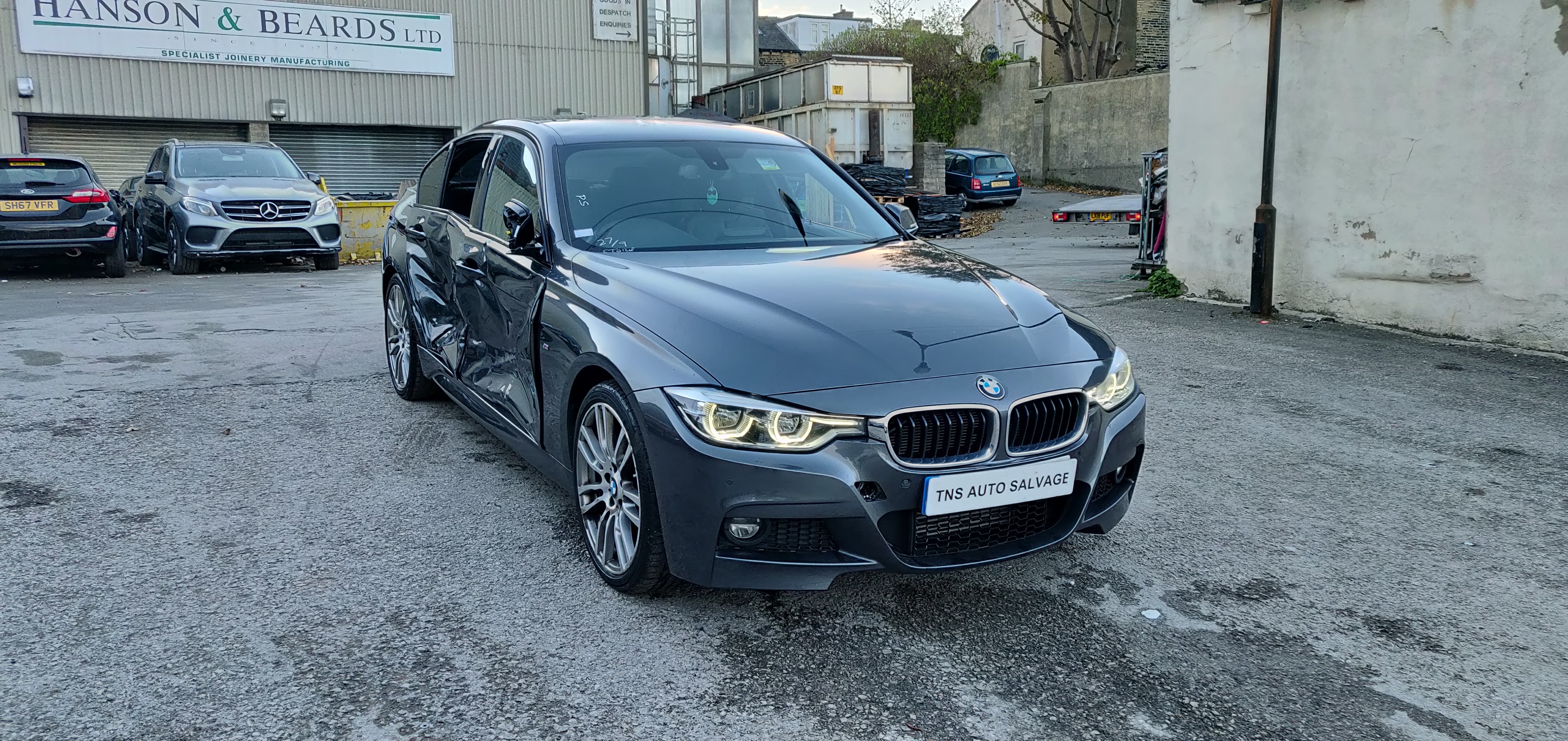 2017 17 BMW 3 SERIES 320D M SPORT AUTO UNRECORDED DAMAGED SALVAGE