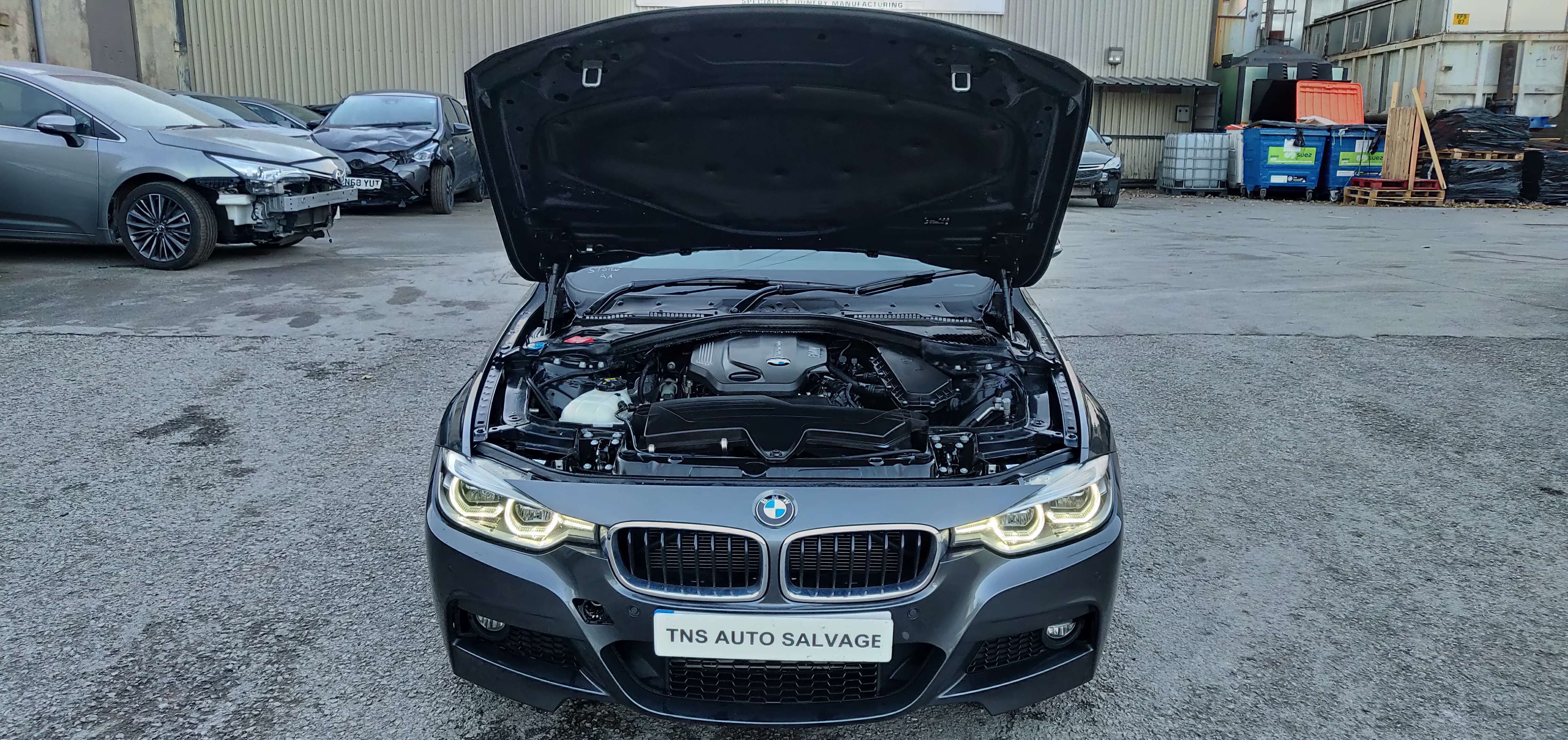 2017 17 BMW 3 SERIES 320D M SPORT AUTO UNRECORDED DAMAGED SALVAGE