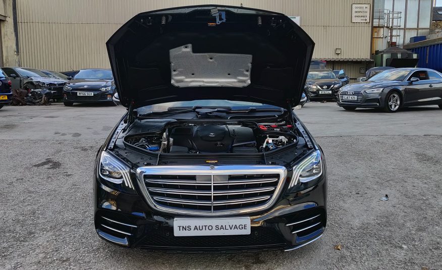 2018 18 MERCEDES-BENZ S CLASS S350L AMGLINE EXEC PREM UNRECORDED DAMAGED SALVAGE