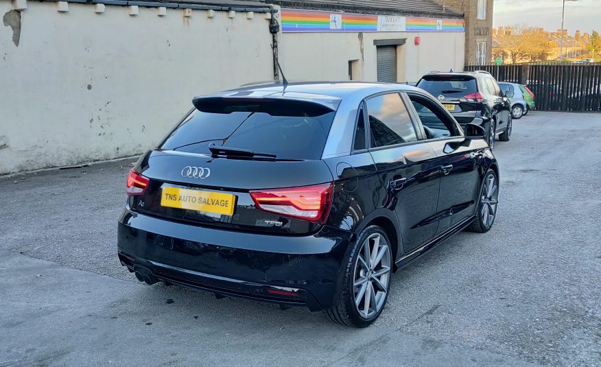 2018 AUDI A1 1.4 TFSI AUTO S LINE BLACK EDITION NAV UNRECORDED DAMAGED SALVAGE