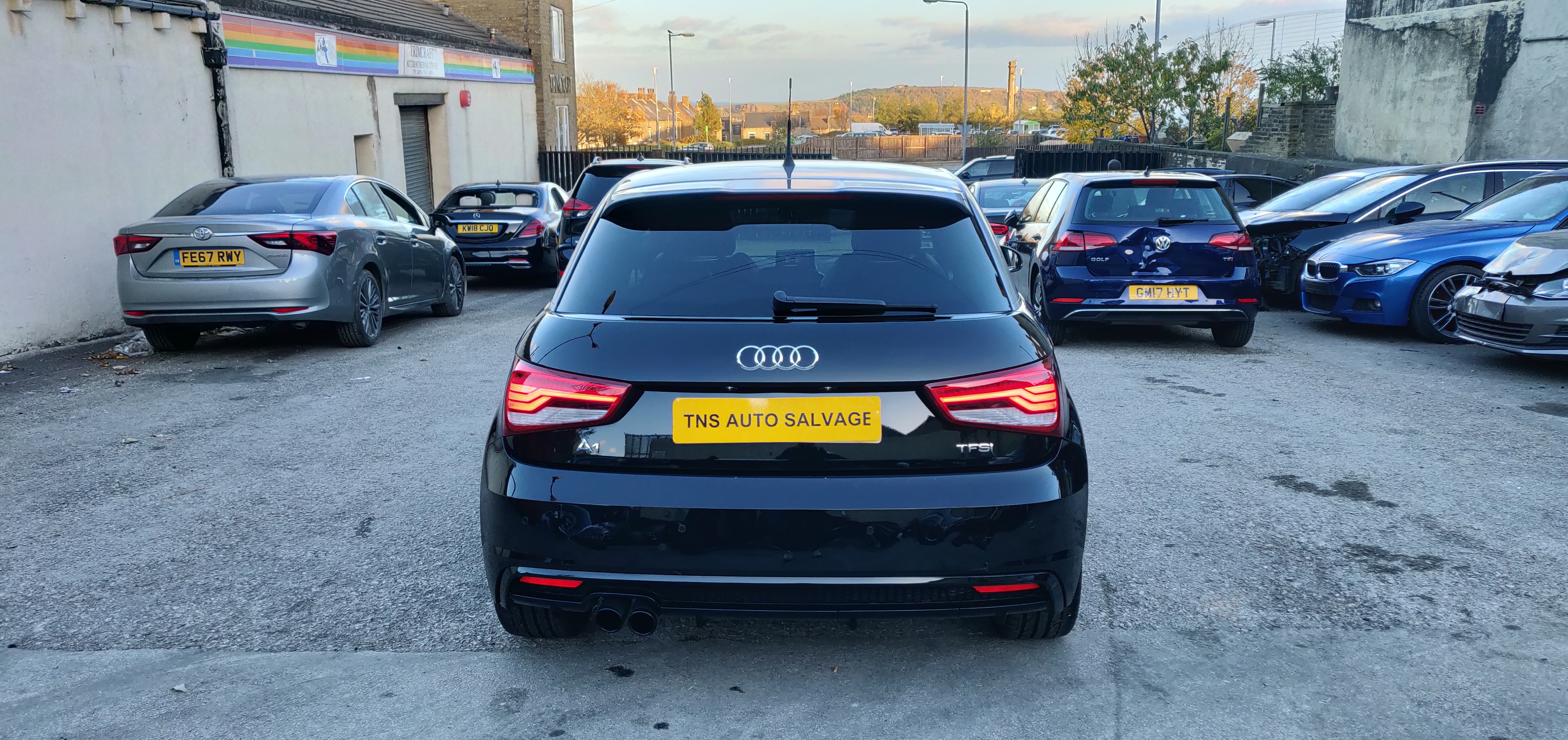 2018 AUDI A1 1.4 TFSI AUTO S LINE BLACK EDITION NAV UNRECORDED DAMAGED SALVAGE