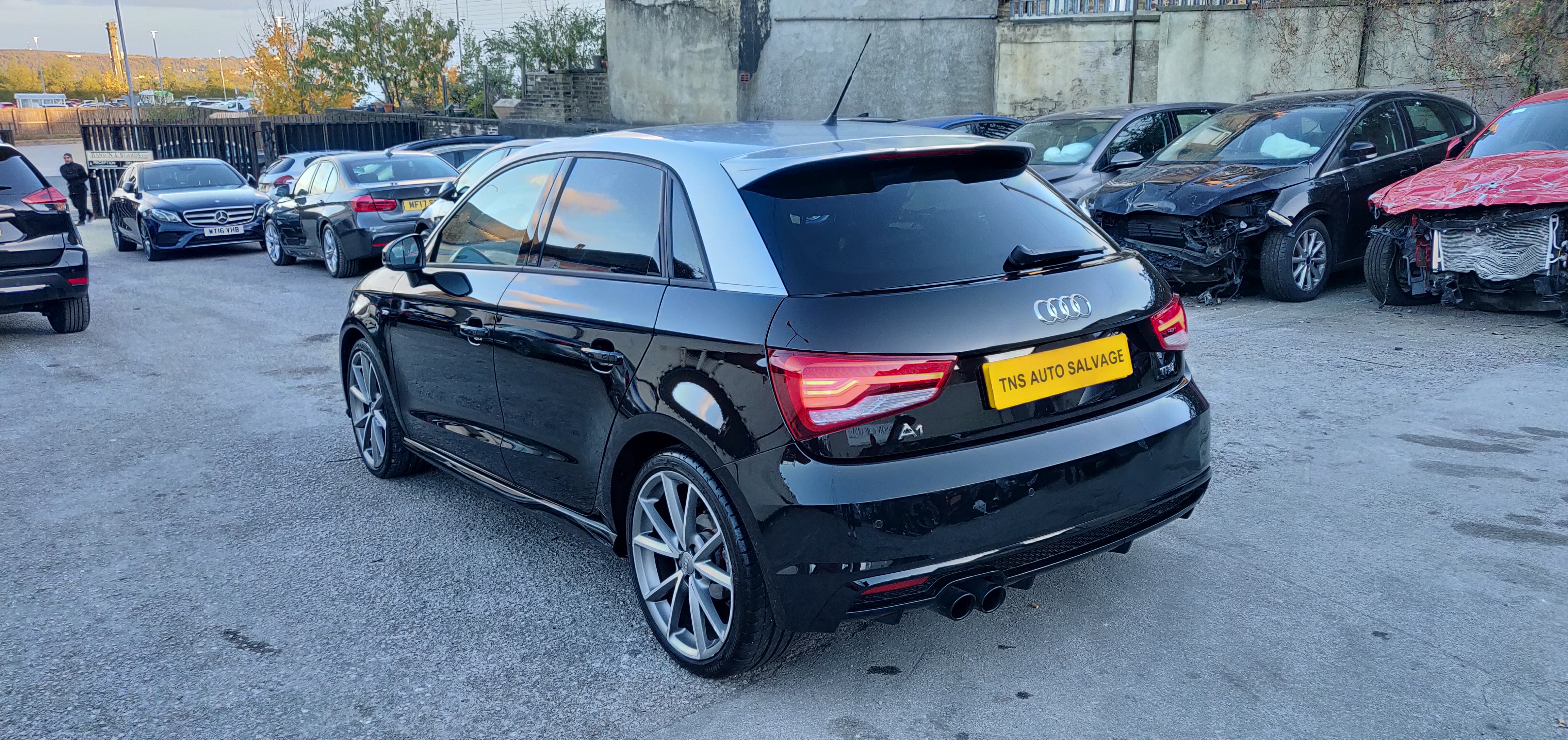2018 AUDI A1 1.4 TFSI AUTO S LINE BLACK EDITION NAV UNRECORDED DAMAGED SALVAGE