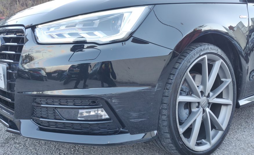 2018 AUDI A1 1.4 TFSI AUTO S LINE BLACK EDITION NAV UNRECORDED DAMAGED SALVAGE