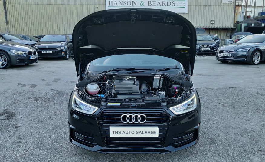 2018 AUDI A1 1.4 TFSI AUTO S LINE BLACK EDITION NAV UNRECORDED DAMAGED SALVAGE