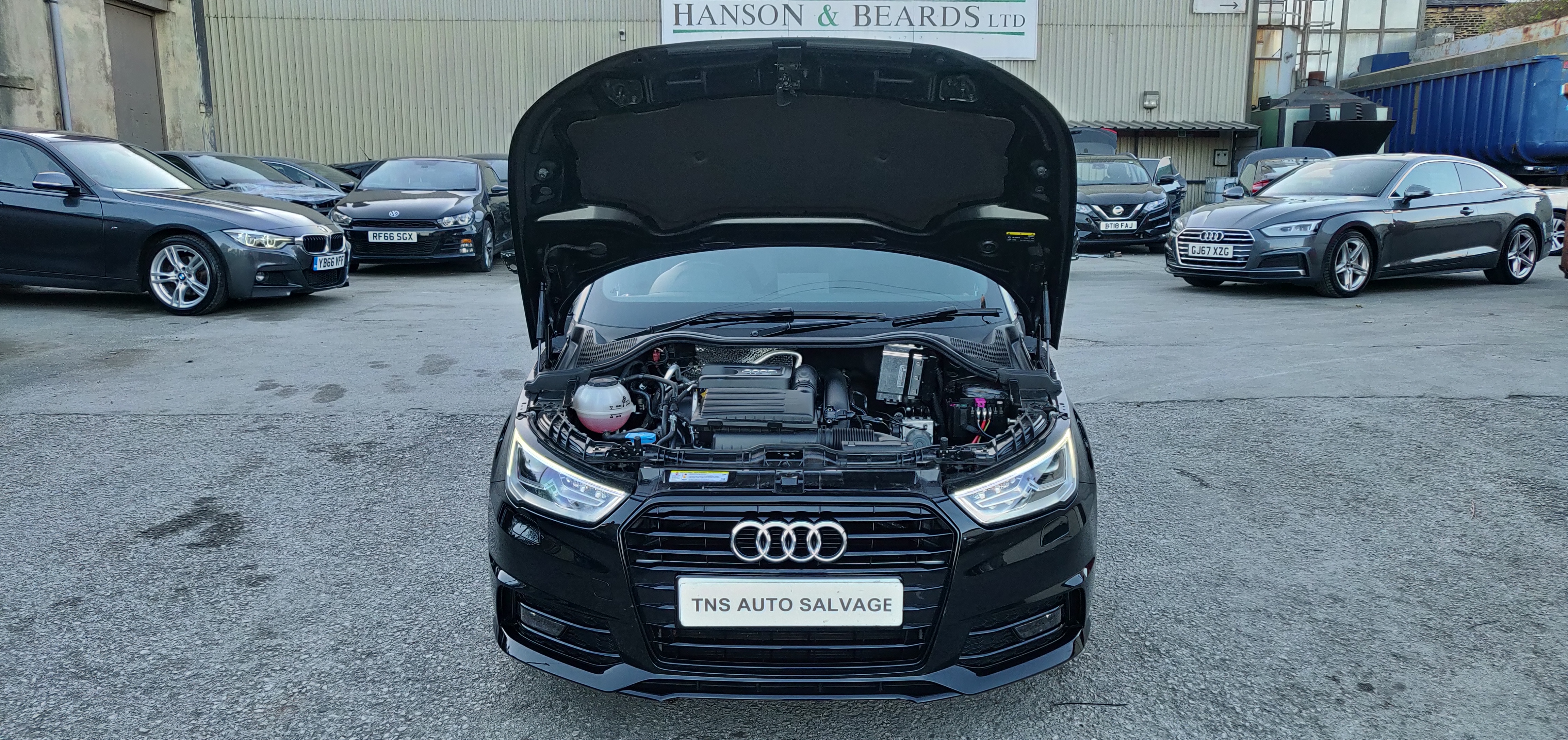 2018 AUDI A1 1.4 TFSI AUTO S LINE BLACK EDITION NAV UNRECORDED DAMAGED SALVAGE