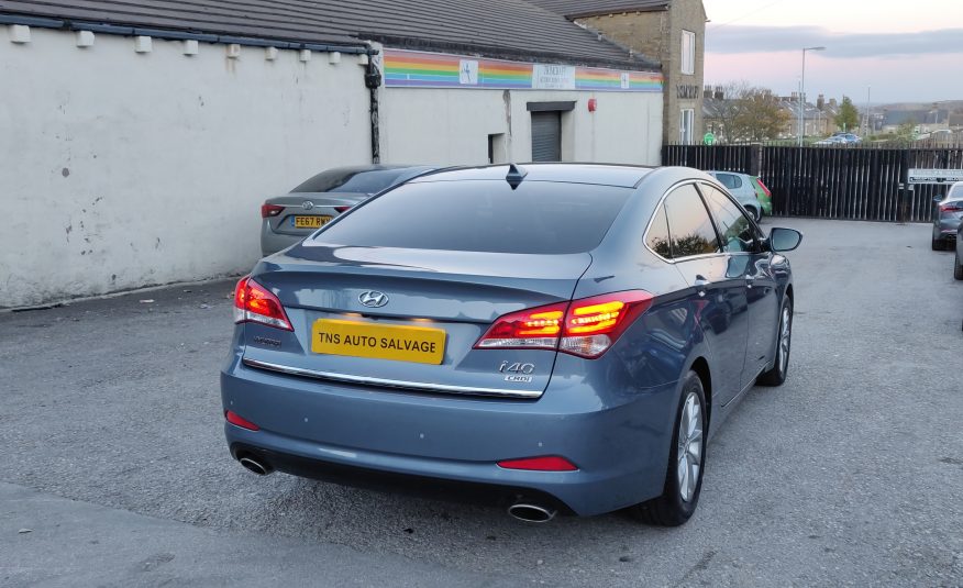 2017 HYUNDAI i40 SE NAV 1.7 CRDi BLUE DRIVE UNRECORDED DAMAGED SALVAGE