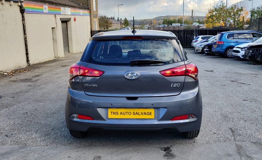 2018 18 HYUNDAI i20 1.2L SE MPI CAT N DAMAGED SALVAGE