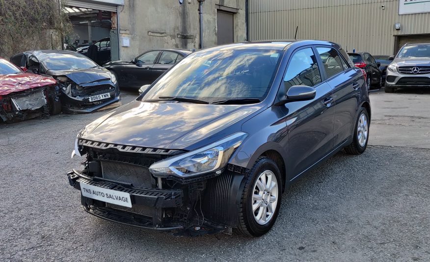 2018 18 HYUNDAI i20 1.2L SE MPI CAT N DAMAGED SALVAGE