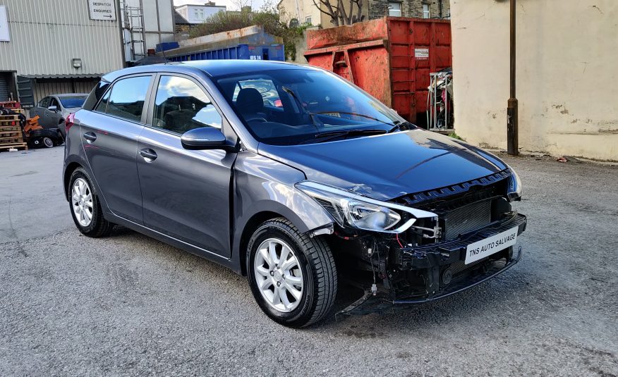 2018 18 HYUNDAI i20 1.2L SE MPI CAT N DAMAGED SALVAGE