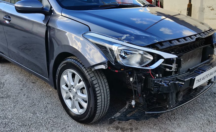 2018 18 HYUNDAI i20 1.2L SE MPI CAT N DAMAGED SALVAGE