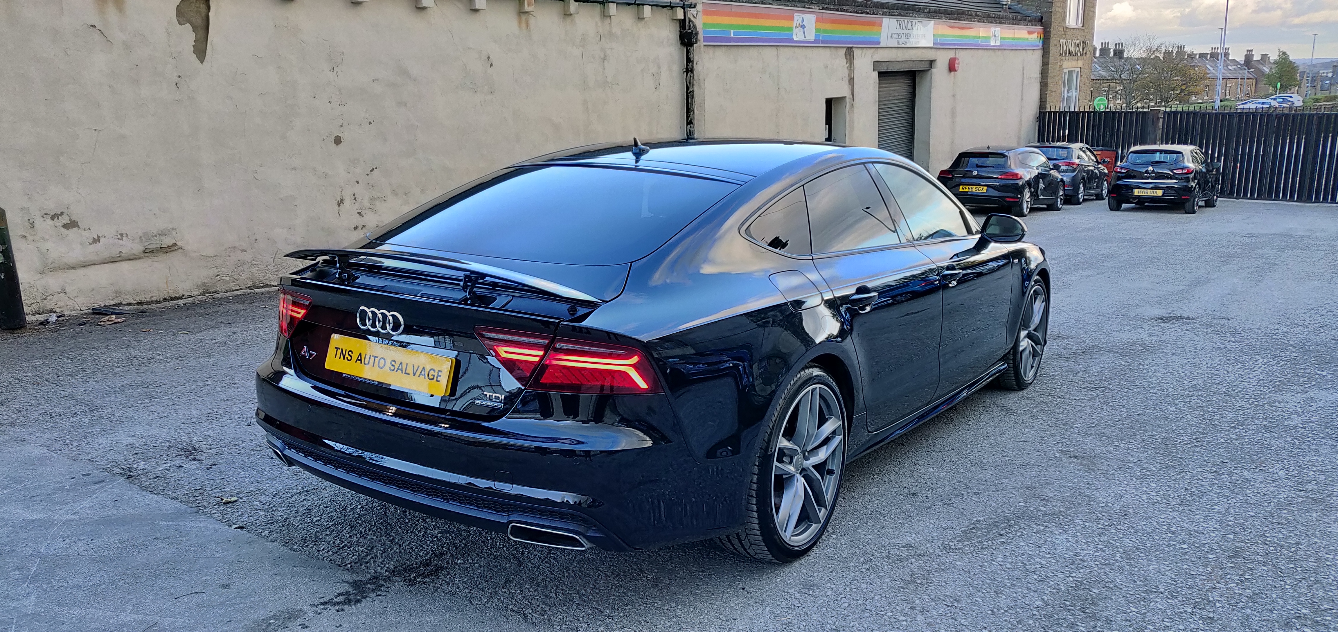 2018 AUDI A7 3.0 TDI AUTO S LINE QUATTRO BLACK ED. UNRECORDED DAMAGED SALVAGE