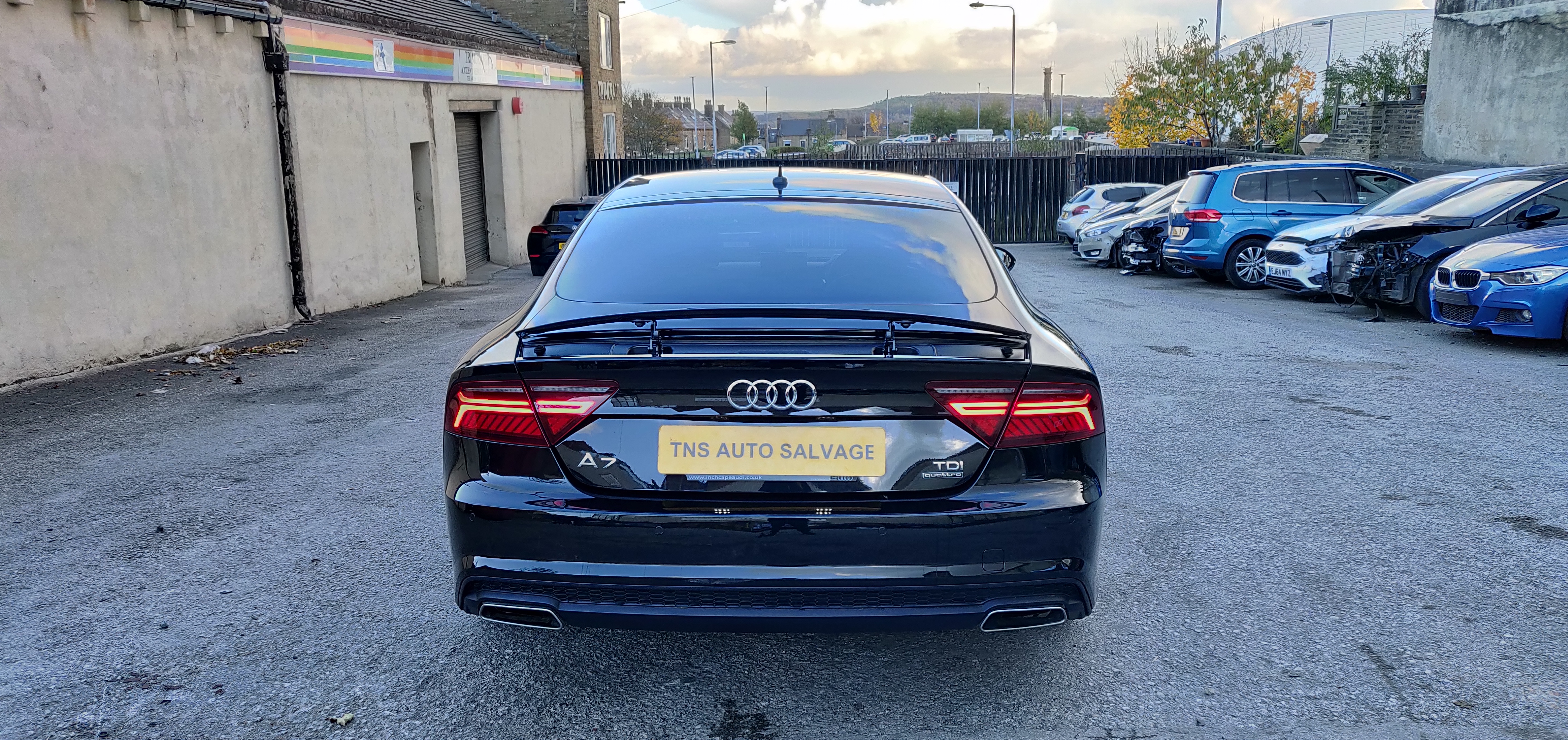 2018 AUDI A7 3.0 TDI AUTO S LINE QUATTRO BLACK ED. UNRECORDED DAMAGED SALVAGE