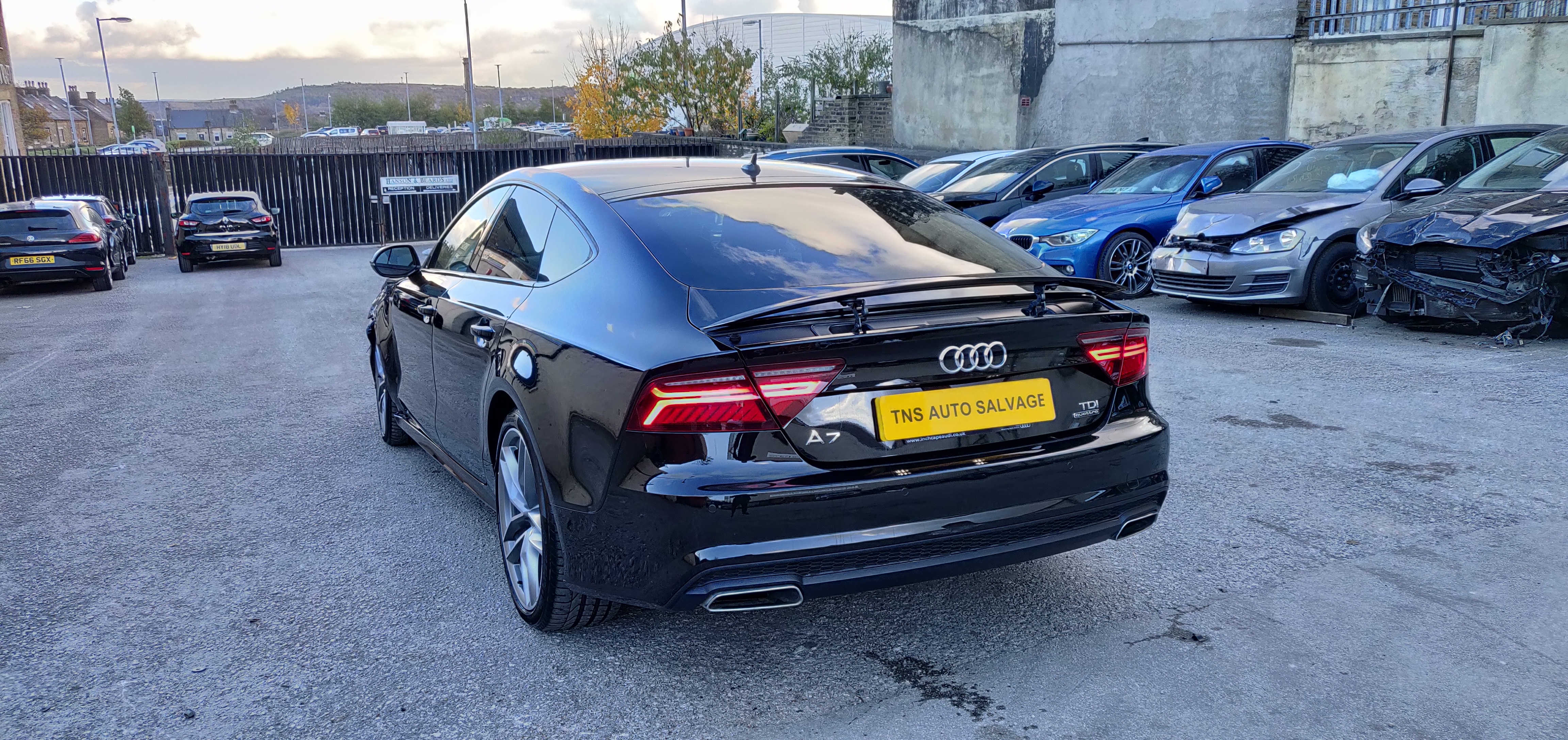 2018 AUDI A7 3.0 TDI AUTO S LINE QUATTRO BLACK ED. UNRECORDED DAMAGED SALVAGE
