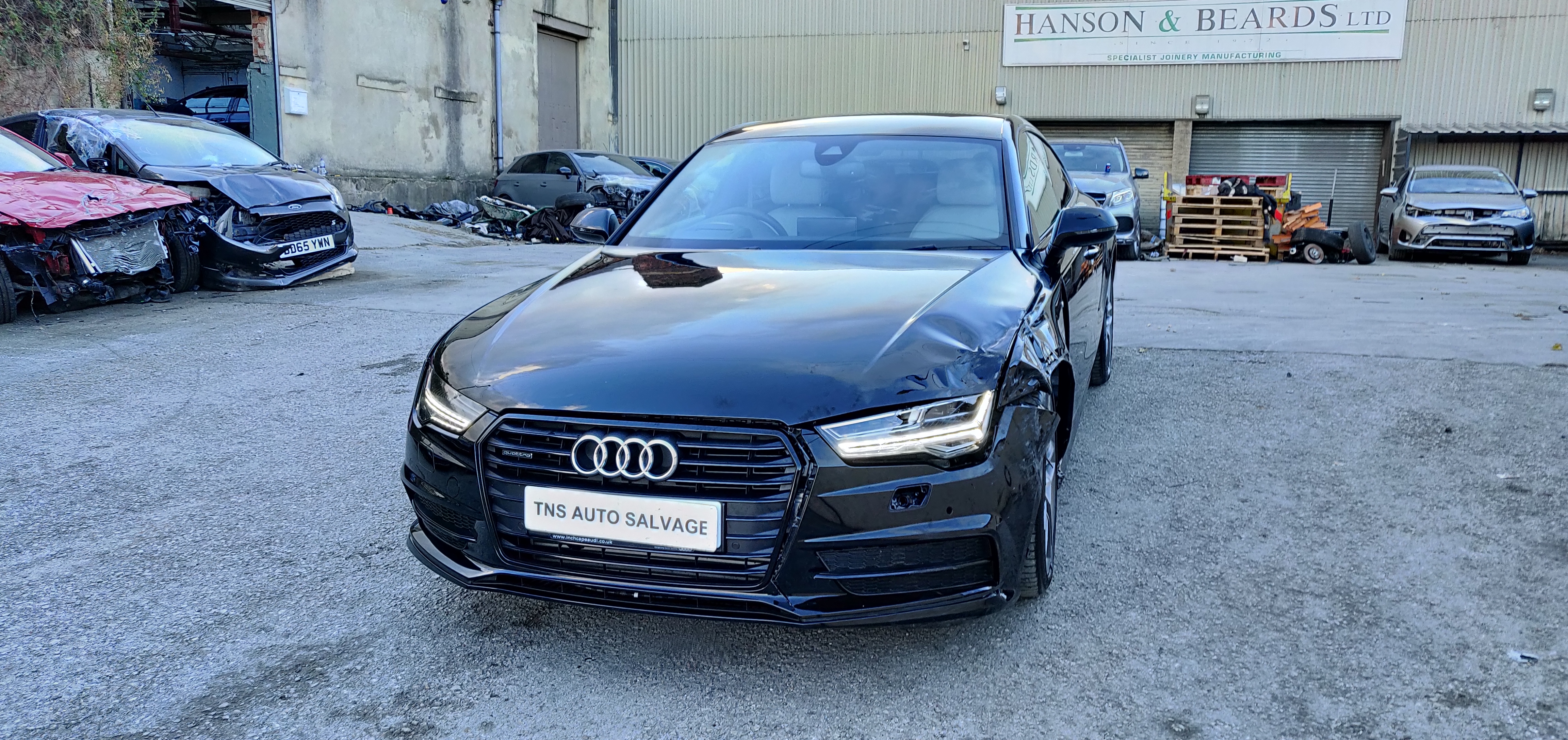 2018 AUDI A7 3.0 TDI AUTO S LINE QUATTRO BLACK ED. UNRECORDED DAMAGED SALVAGE