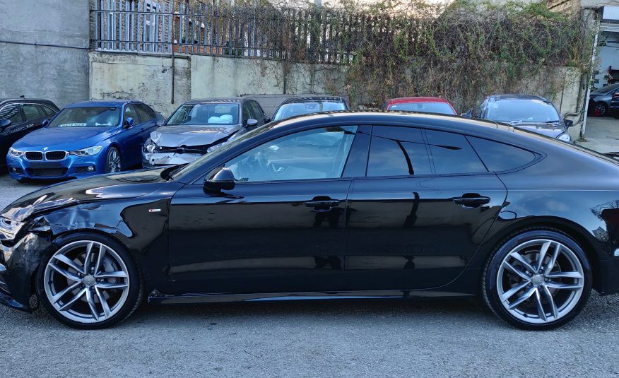 2018 AUDI A7 3.0 TDI AUTO S LINE QUATTRO BLACK ED. UNRECORDED DAMAGED SALVAGE